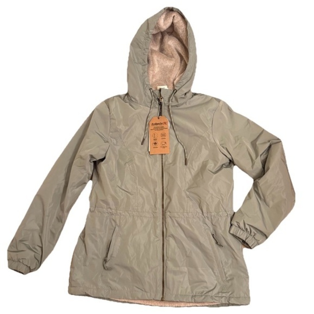 NWT Avalanche Outdoor Supply Co Extra Soft Sherpa Lined Hooded Womens Jacket XS